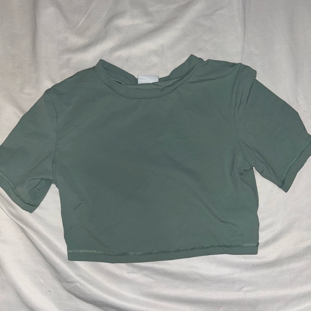 Gymshark x Whitney Green Cropped T-Shirt